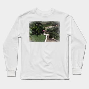 Umbrella On The Overlook Long Sleeve T-Shirt